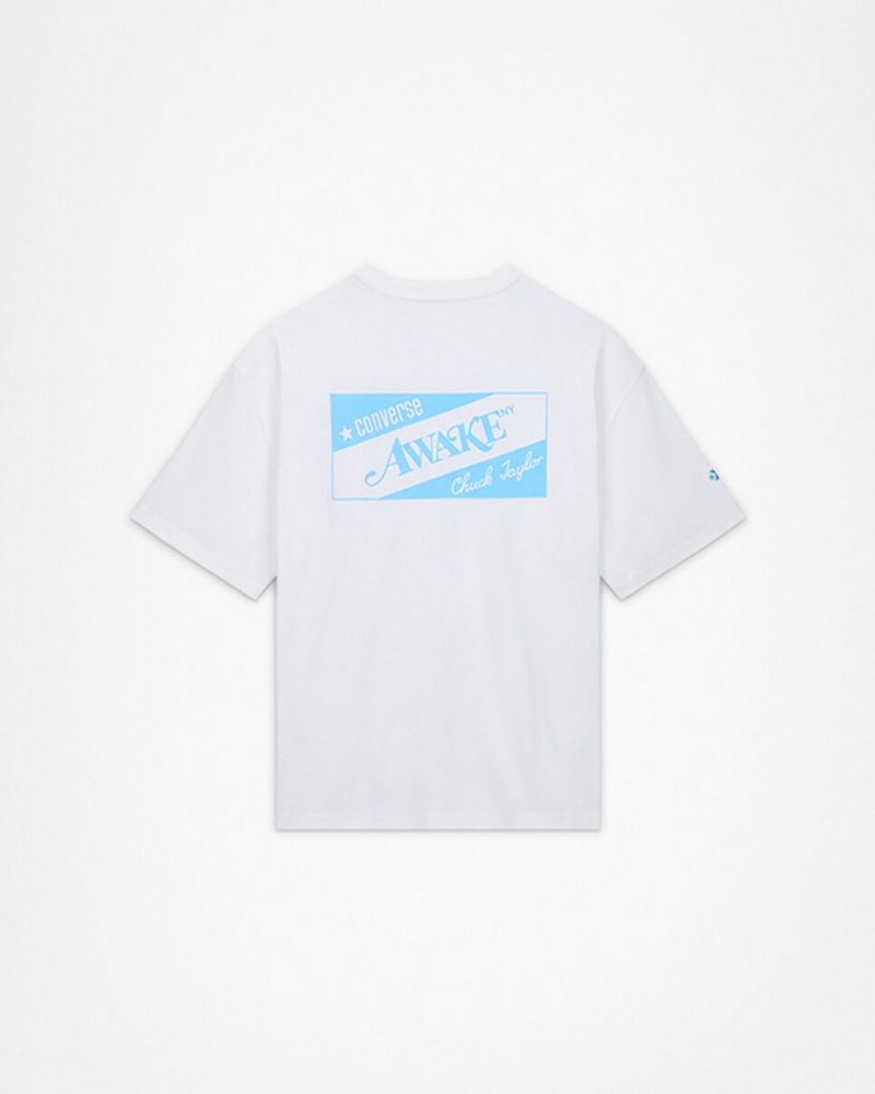 Converse Converse x Awake NY Jersey T-Shirt Wit | 198420DZP