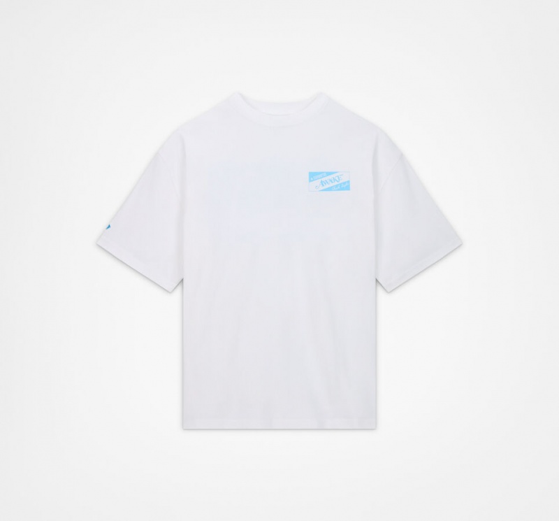 Converse Converse x Awake NY Jersey T-Shirt Wit | 198420DZP