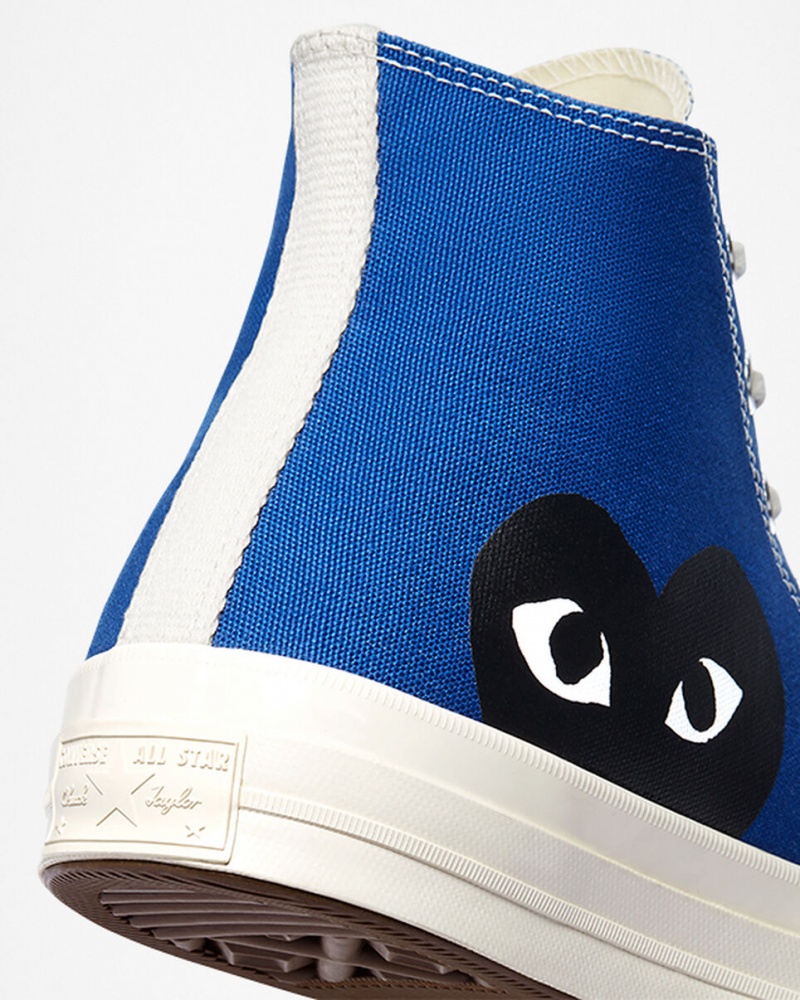 Converse Converse x Comme des Garçons PLAY Chuck 70 Blauw Zwart | 728951DUC