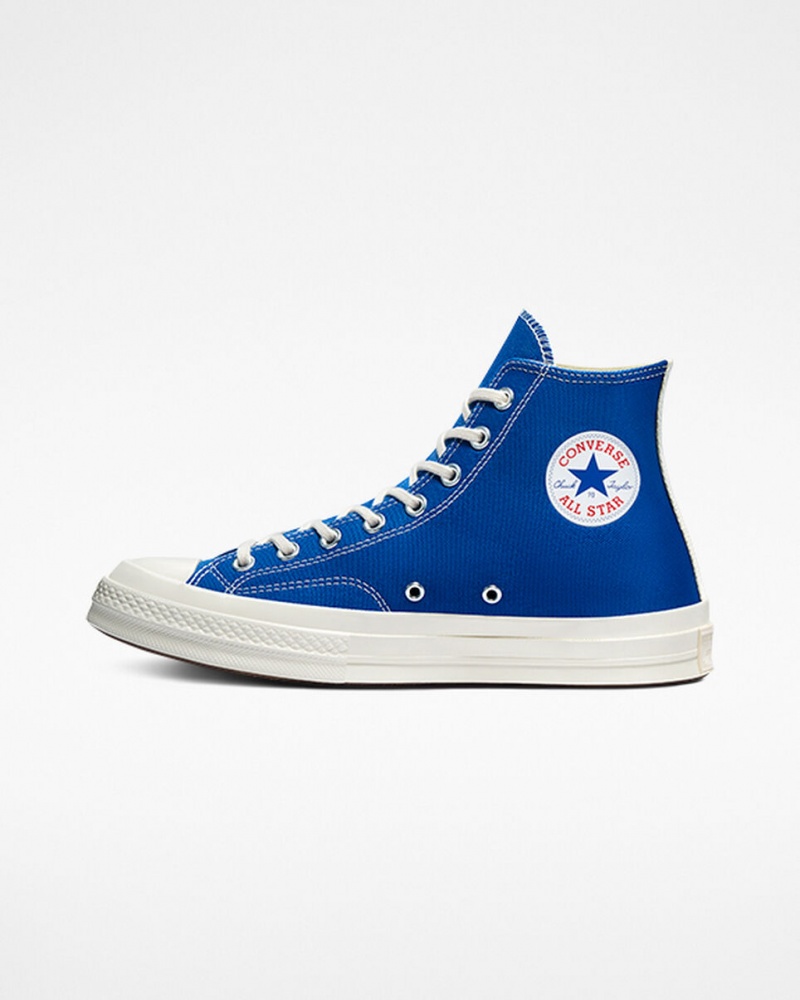 Converse Converse x Comme des Garçons PLAY Chuck 70 Blauw Zwart | 728951DUC