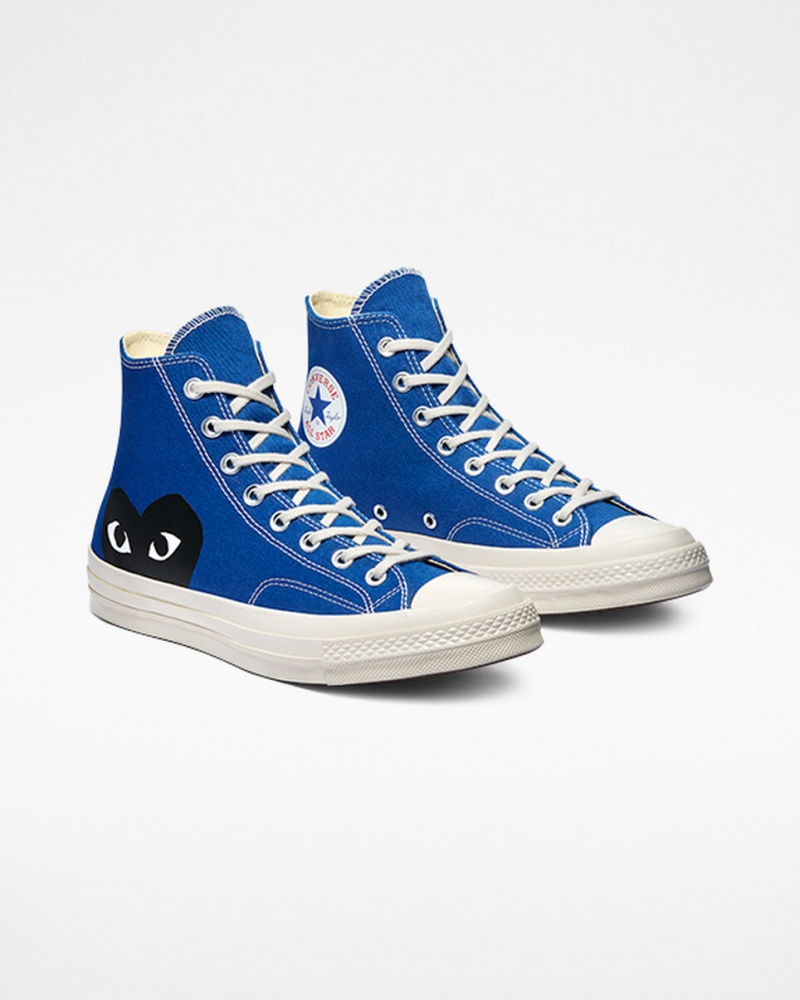 Converse Converse x Comme des Garçons PLAY Chuck 70 Blauw Zwart | 728951DUC