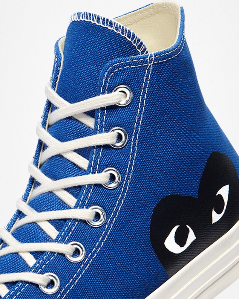 Converse Converse x Comme des Garçons PLAY Chuck 70 Blauw Zwart | 728951DUC