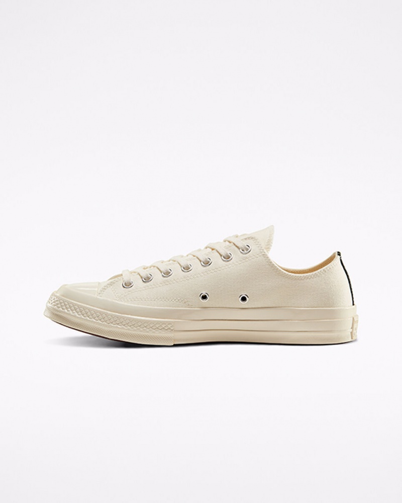 Converse Converse x Comme des Garçons PLAY Chuck 70 Wit Rood | 723194SXU