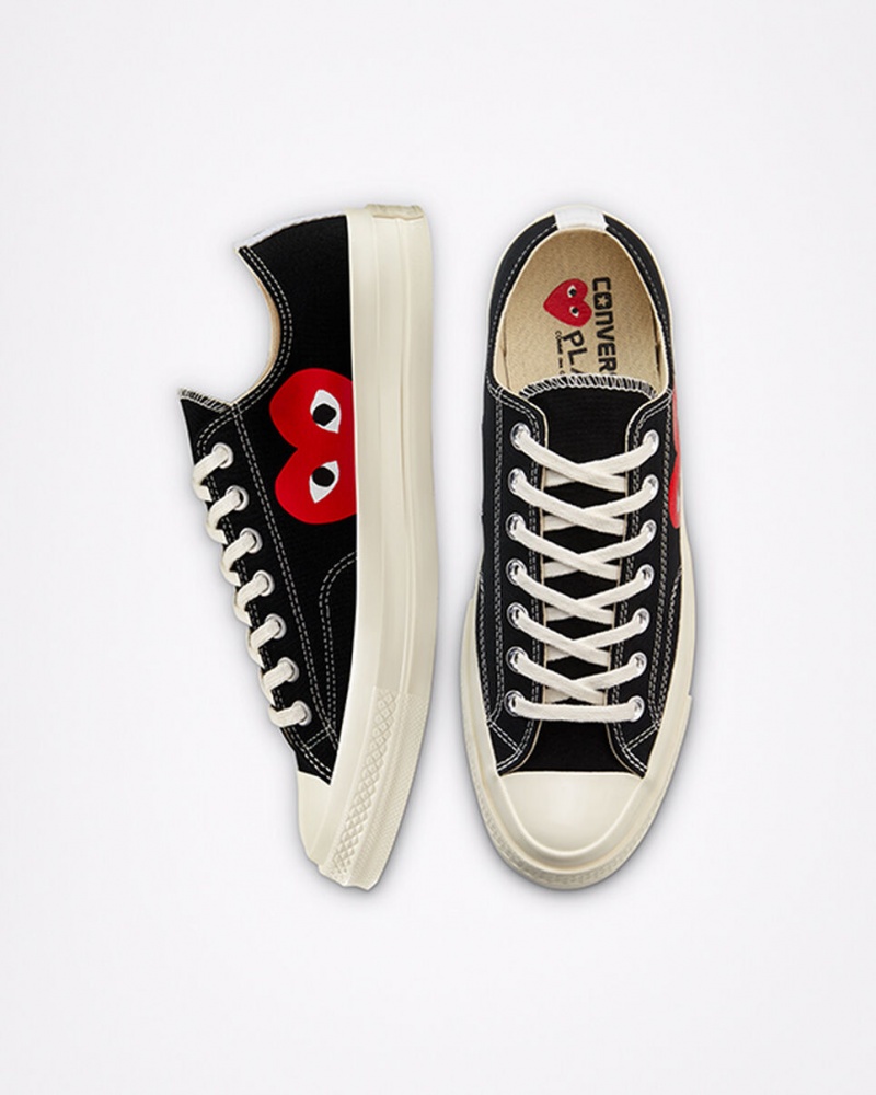 Converse Converse x Comme des Garçons PLAY Chuck 70 Zwart Wit Rood | 284137QIM