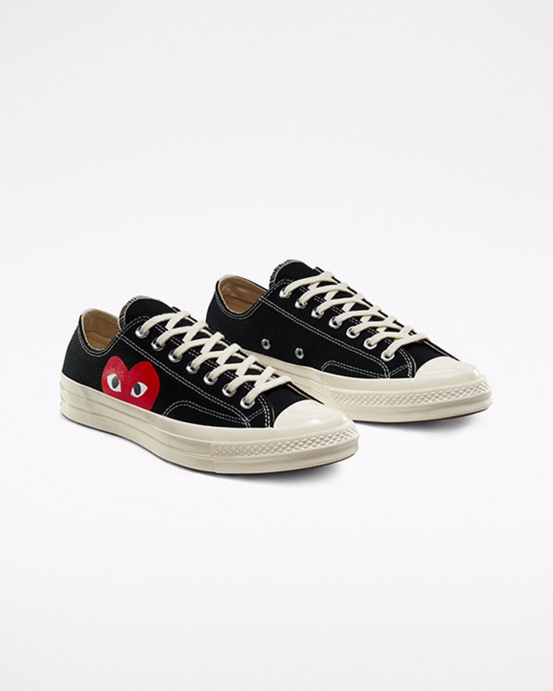 Converse Converse x Comme des Garçons PLAY Chuck 70 Zwart Wit Rood | 284137QIM