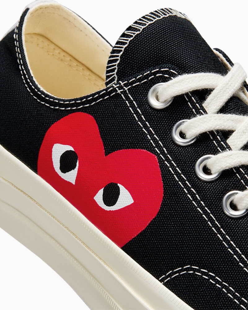 Converse Converse x Comme des Garçons PLAY Chuck 70 Zwart Wit Rood | 284137QIM