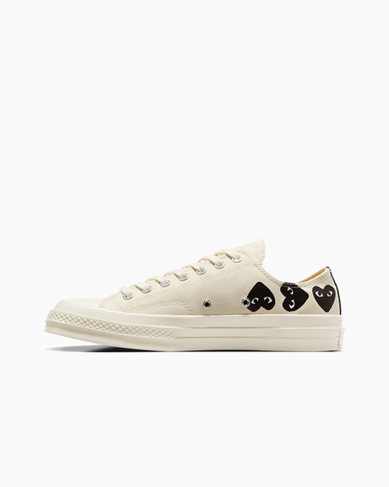 Converse Converse x Comme des Garçons PLAY Chuck 70 Multi Heart Zwart | 670139XKU