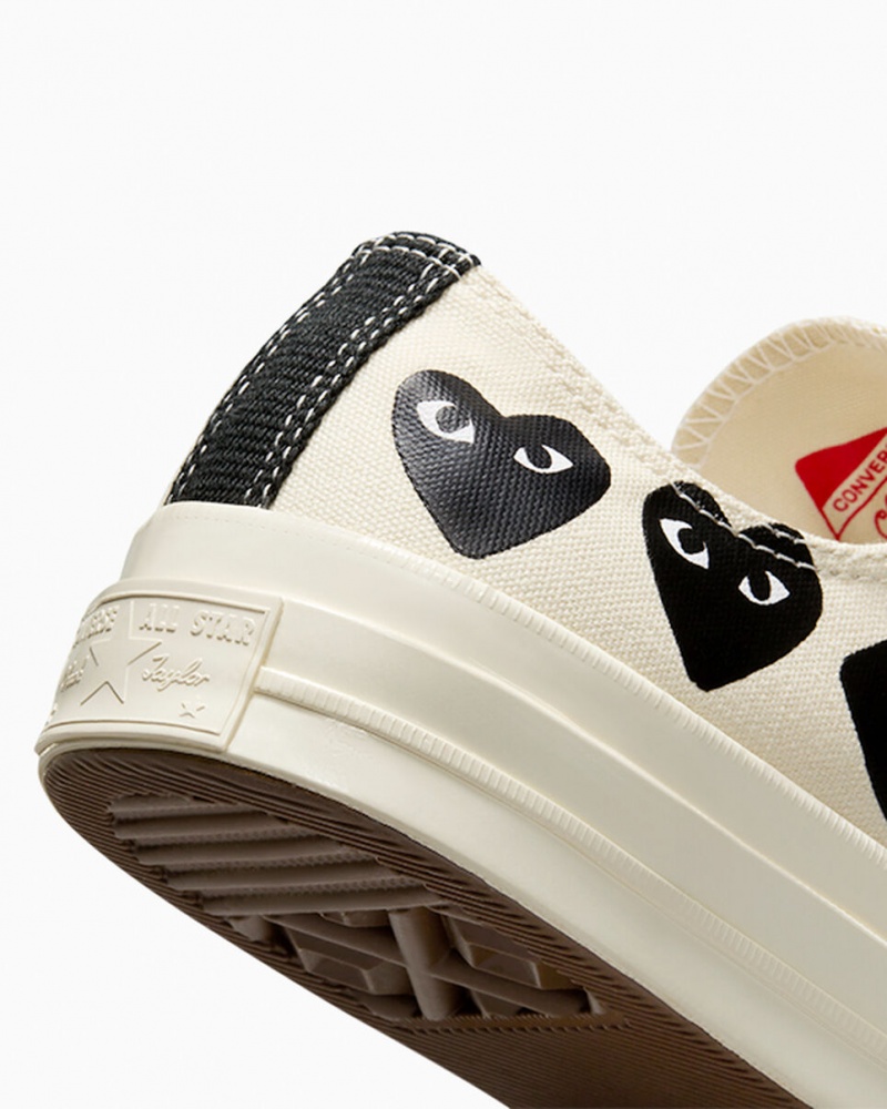 Converse Converse x Comme des Garçons PLAY Chuck 70 Multi Heart Zwart | 670139XKU