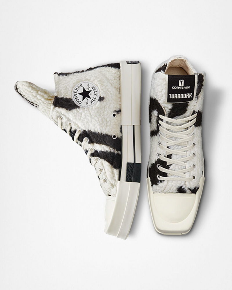 Converse Converse x DRKSHDW TURBODRK Chuck 70 Wit Zwart | 342819YMQ