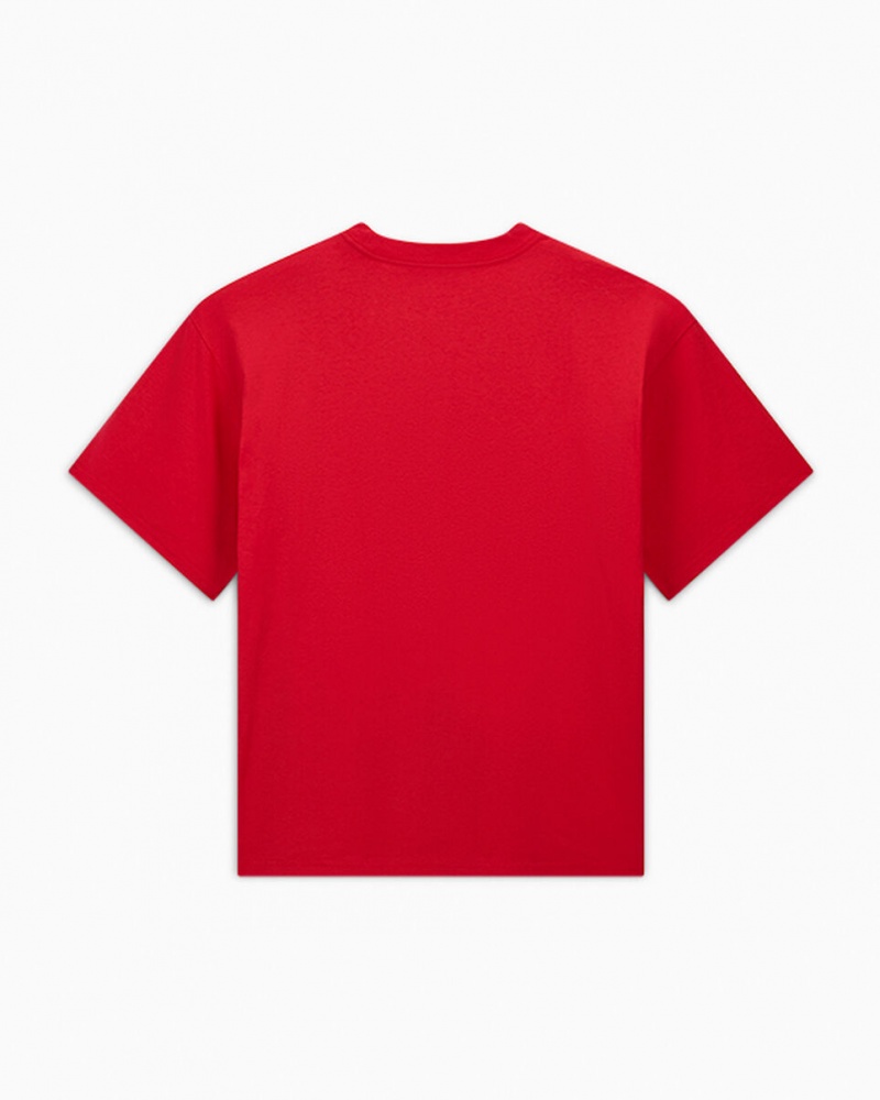 Converse Converse x LFC Loose-Fit T-Shirt Tomato | 530724QJV