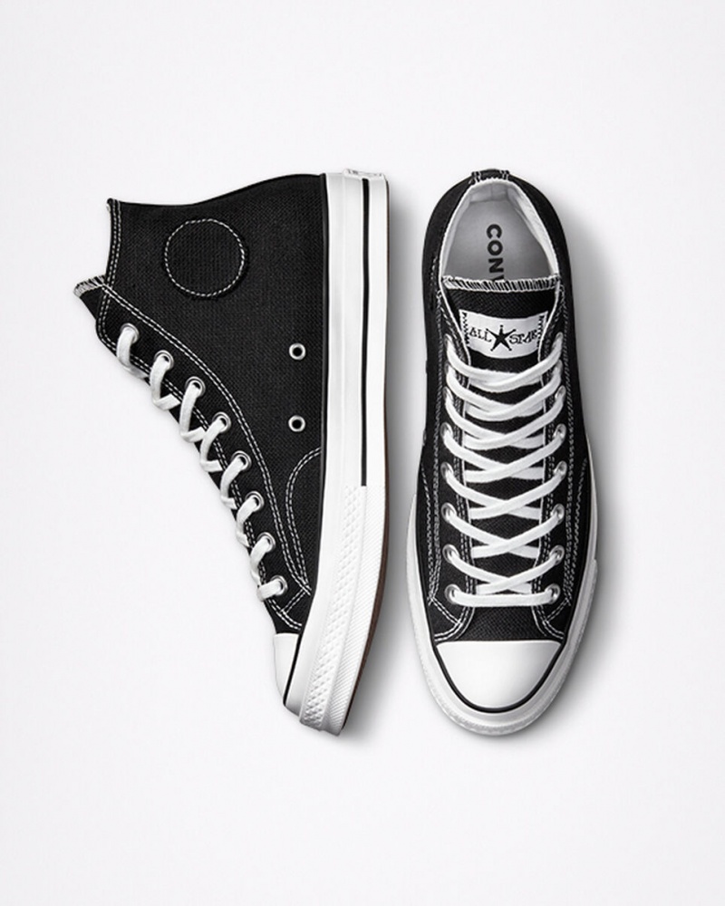 Converse Converse x Stüssy Chuck 70 Zwart Wit Zwart | 275963SVT