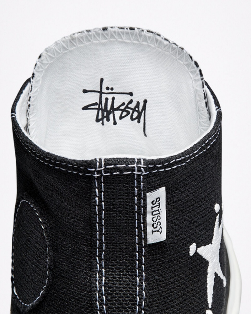 Converse Converse x Stüssy Chuck 70 Zwart Wit Zwart | 275963SVT