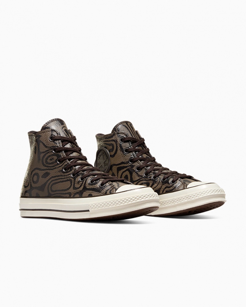 Converse Converse x Wonka Chuck 70 Chocolate Swirl Bruin | 470568PBR