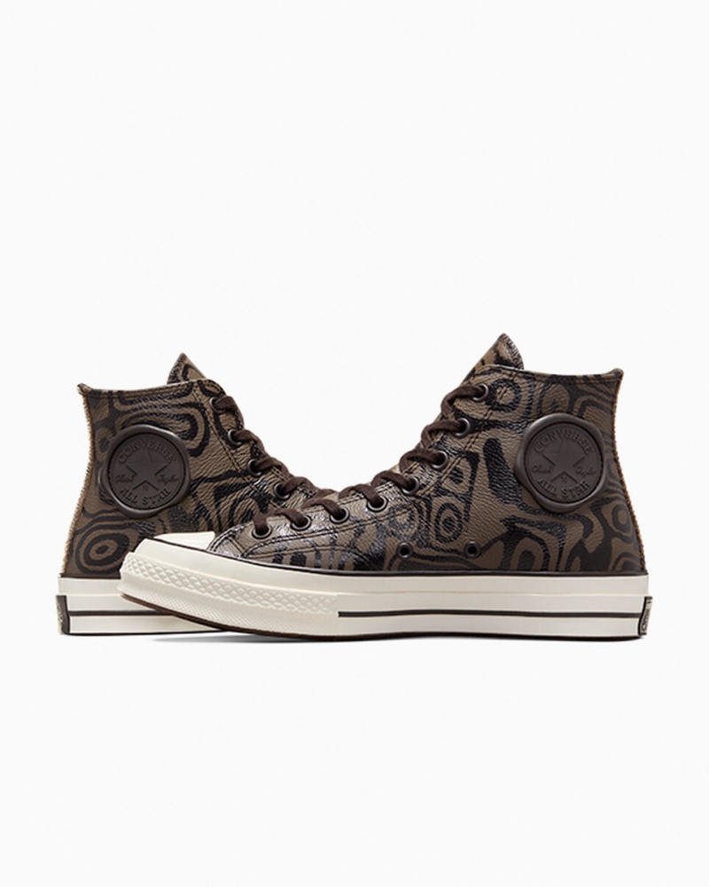 Converse Converse x Wonka Chuck 70 Chocolate Swirl Bruin | 470568PBR