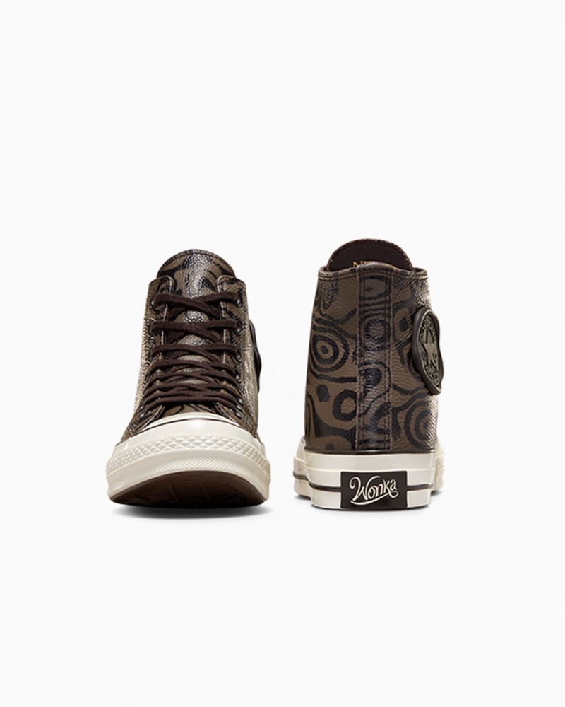 Converse Converse x Wonka Chuck 70 Chocolate Swirl Bruin | 470568PBR