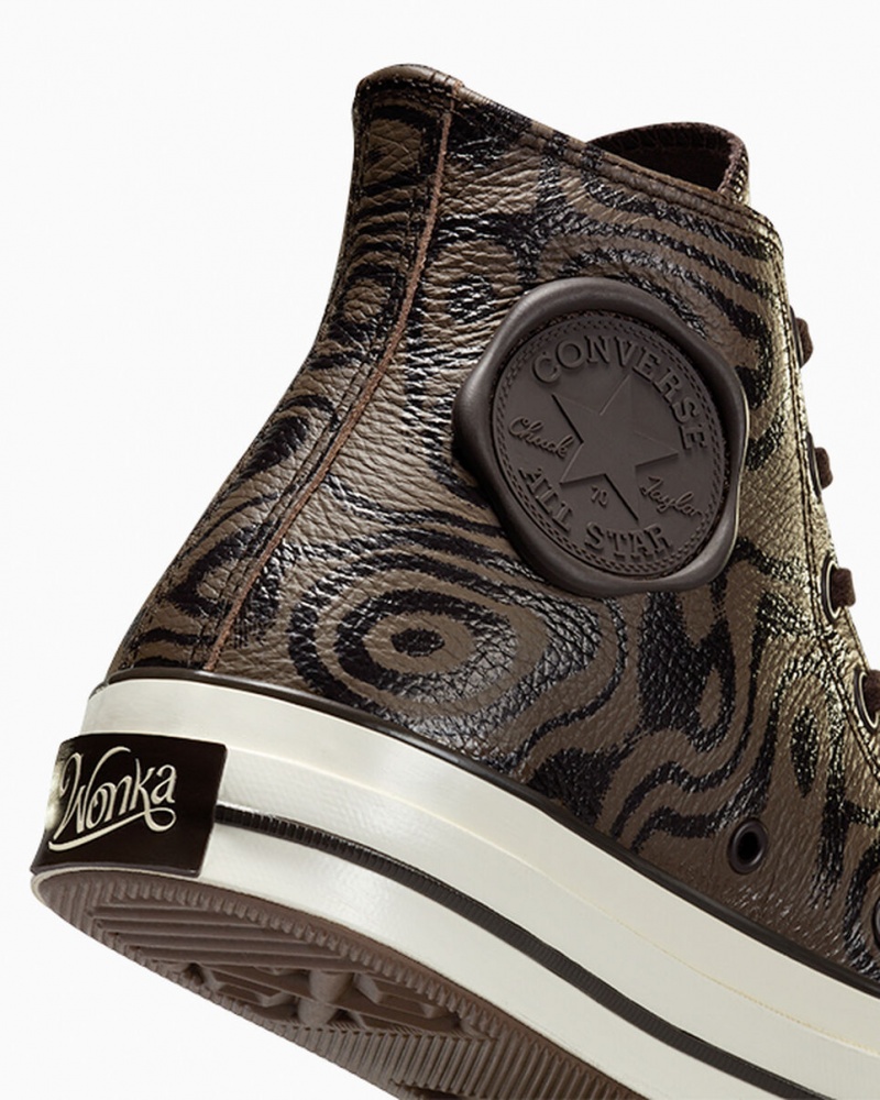 Converse Converse x Wonka Chuck 70 Chocolate Swirl Bruin | 470568PBR