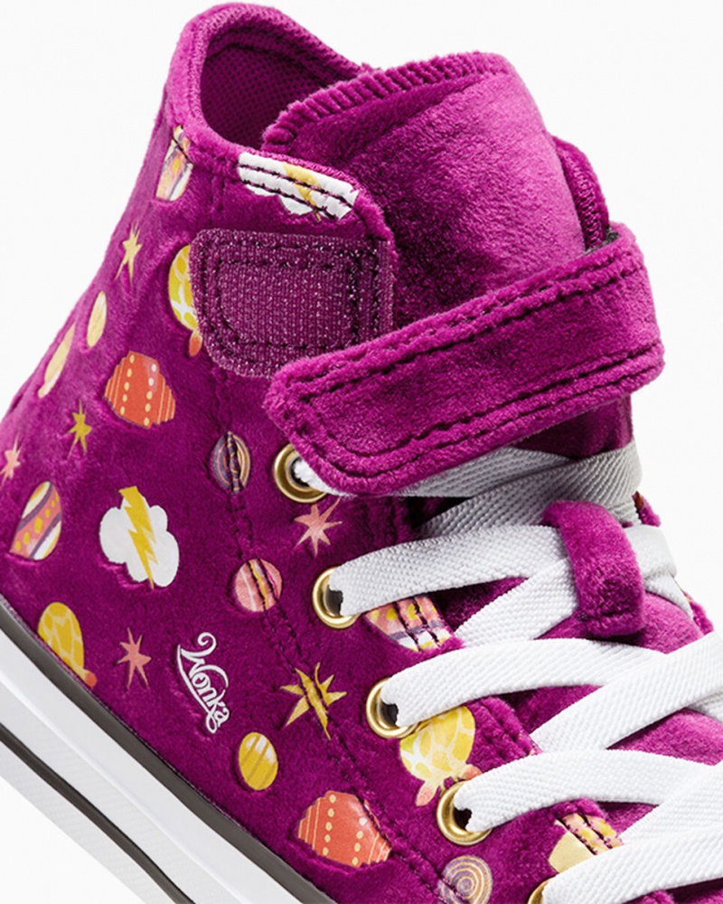 Converse Converse x Wonka Chuck Taylor All Star Easy On Paars Goud Wit | 697231MZI