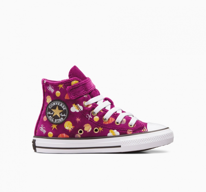 Converse Converse x Wonka Chuck Taylor All Star Easy On Paars Goud Wit | 697231MZI