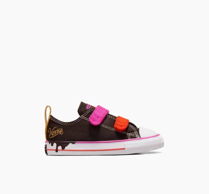 Converse Converse x Wonka Chuck Taylor All Star Easy On Bruin Roze Wit | 203984VGB