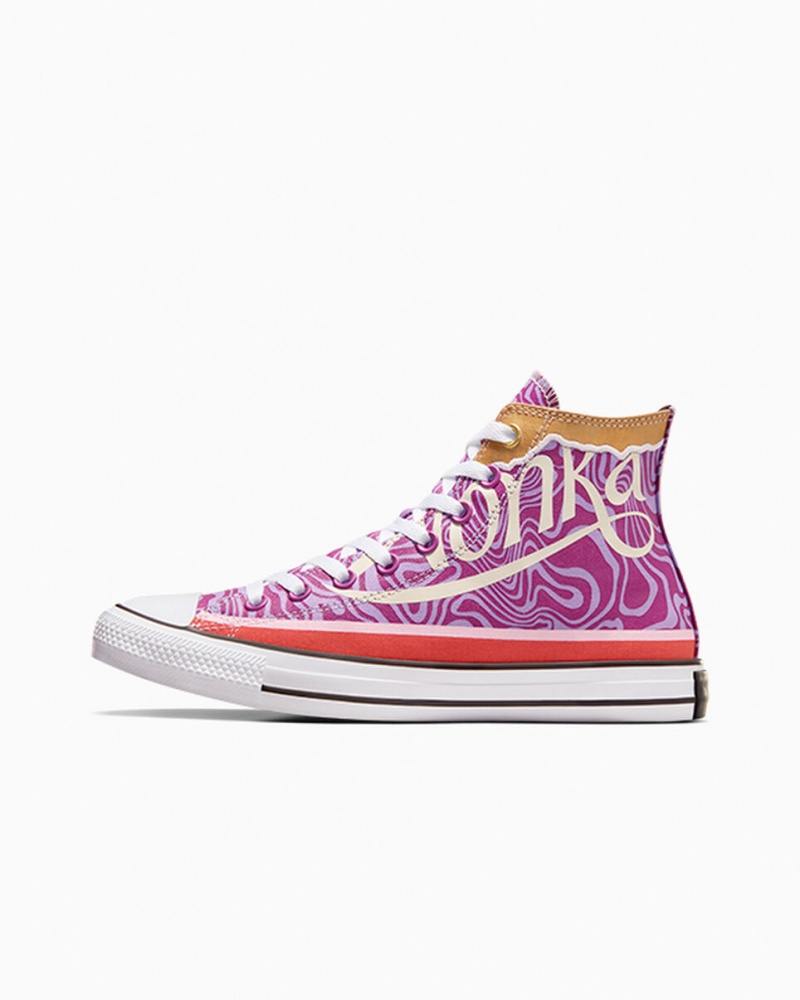 Converse Converse x Wonka Chuck Taylor All Star Swirl Paars Wit Zwart | 619582QKE