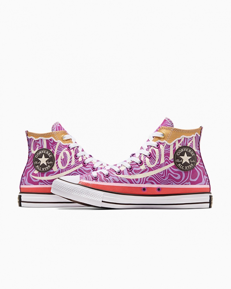 Converse Converse x Wonka Chuck Taylor All Star Swirl Paars Wit Zwart | 619582QKE