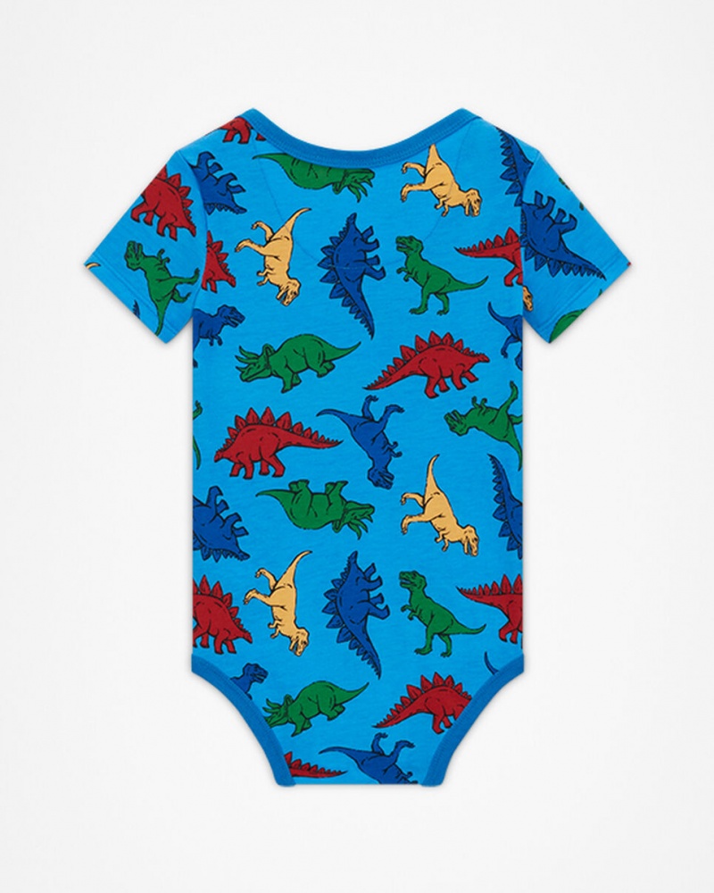 Converse Dino Explorer Met Capuchon Coverall & Bodysuit Set Donkerblauw | 782954WUH