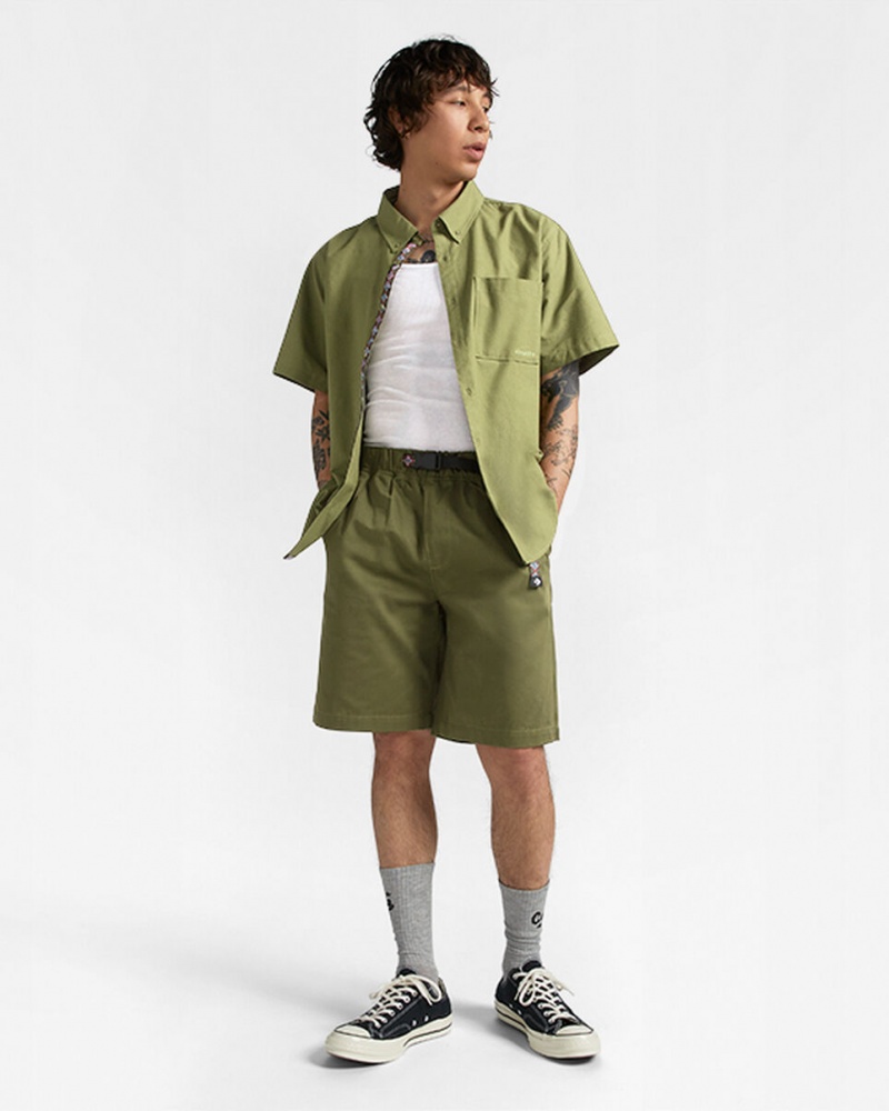 Converse Elevated Lichtgewicht Cargo Kort Groen | 465381YPH