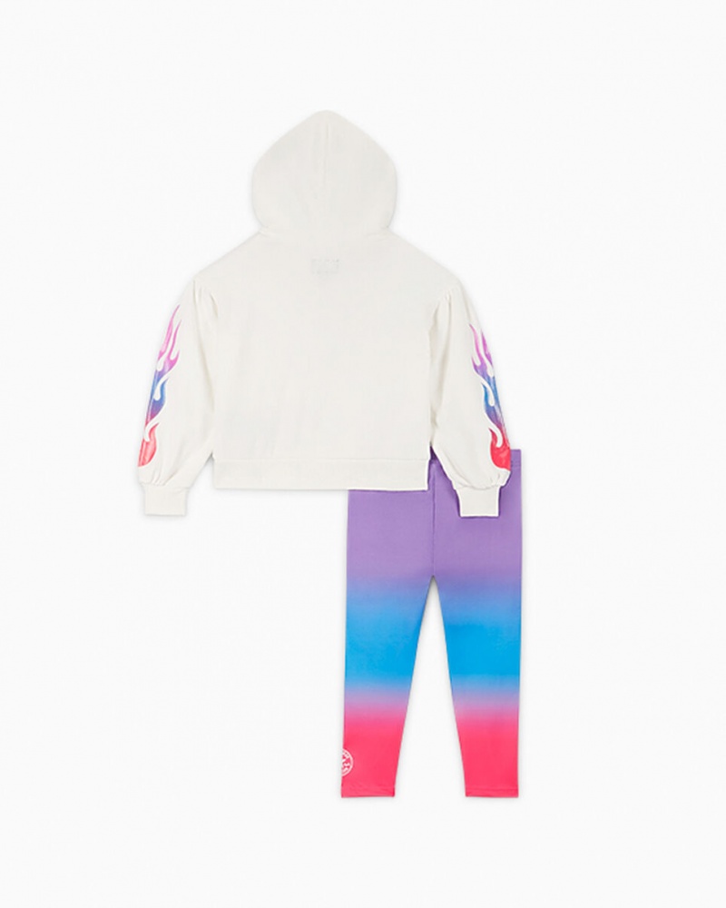 Converse Gradient Hoodie & Leggings Set Bright Violet | 492610SHM