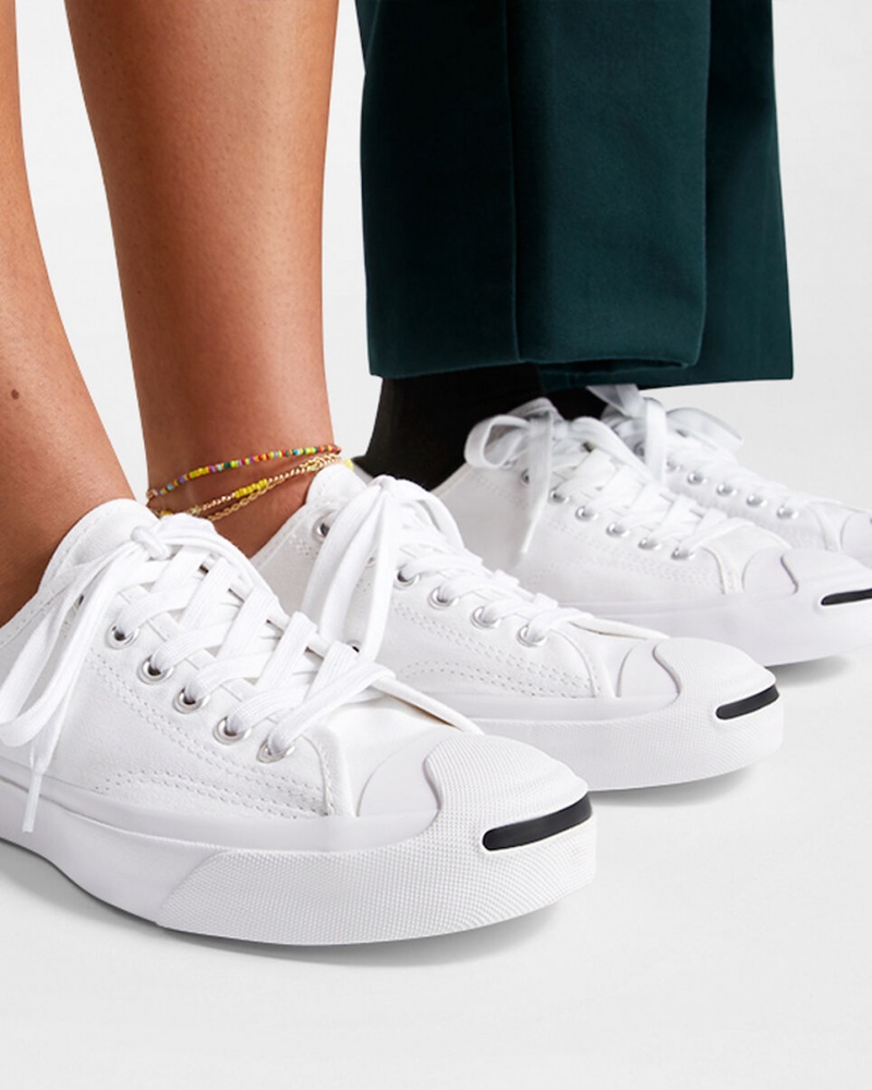 Converse Jack Purcell Wit Wit Zwart | 754309LME