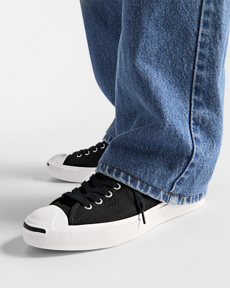 Converse Jack Purcell Zwart Wit Zwart | 452398UWO