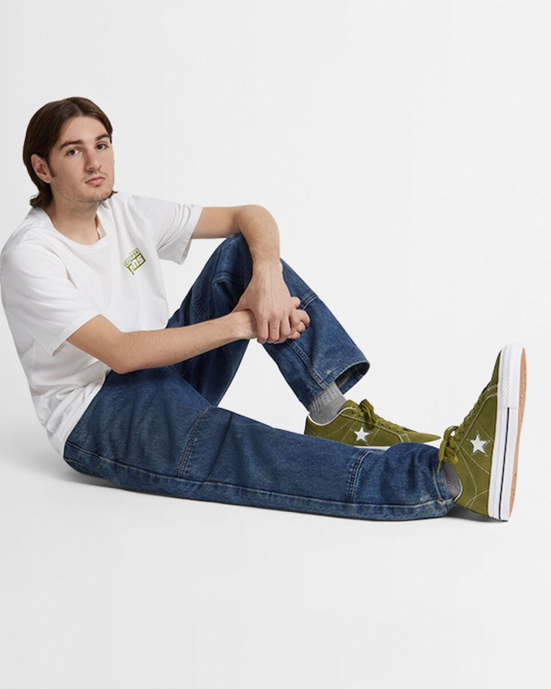 Converse One Star Pro Groen Wit Zwart | 409765NEQ