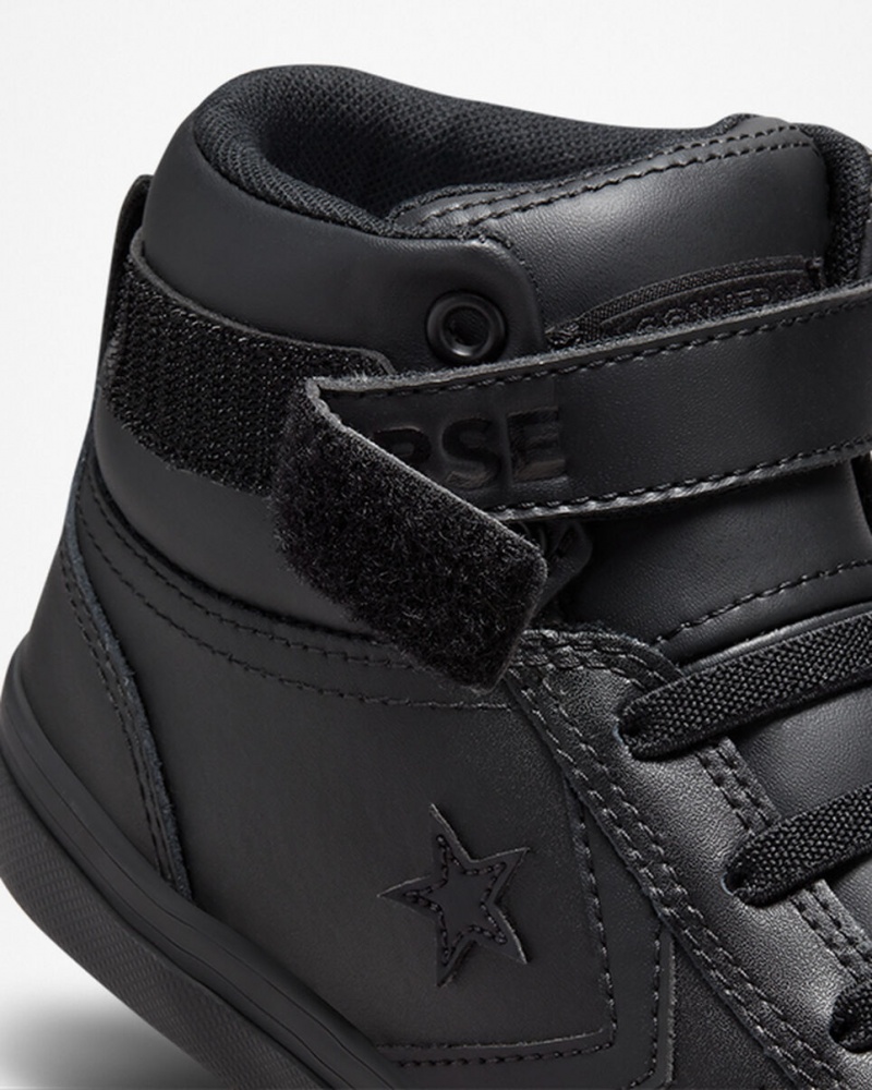 Converse Pro Blaze Riemen Leren Zwart Zwart Zwart | 281473NZX