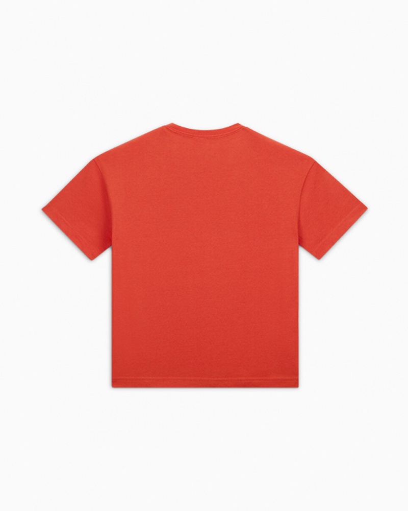 Converse Relaxed Chest Pocket T-Shirt Nomadic Rust | 854217IMB