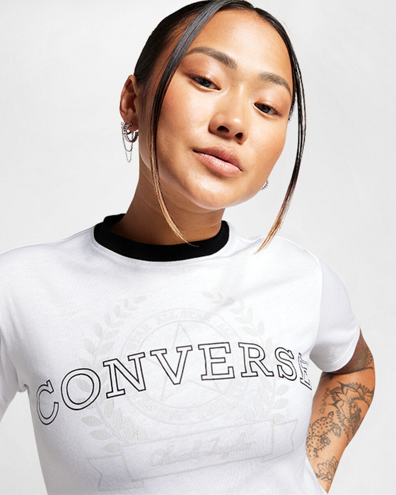 Converse Retro Chuck Taylor T-Shirt Wit | 380764PLZ