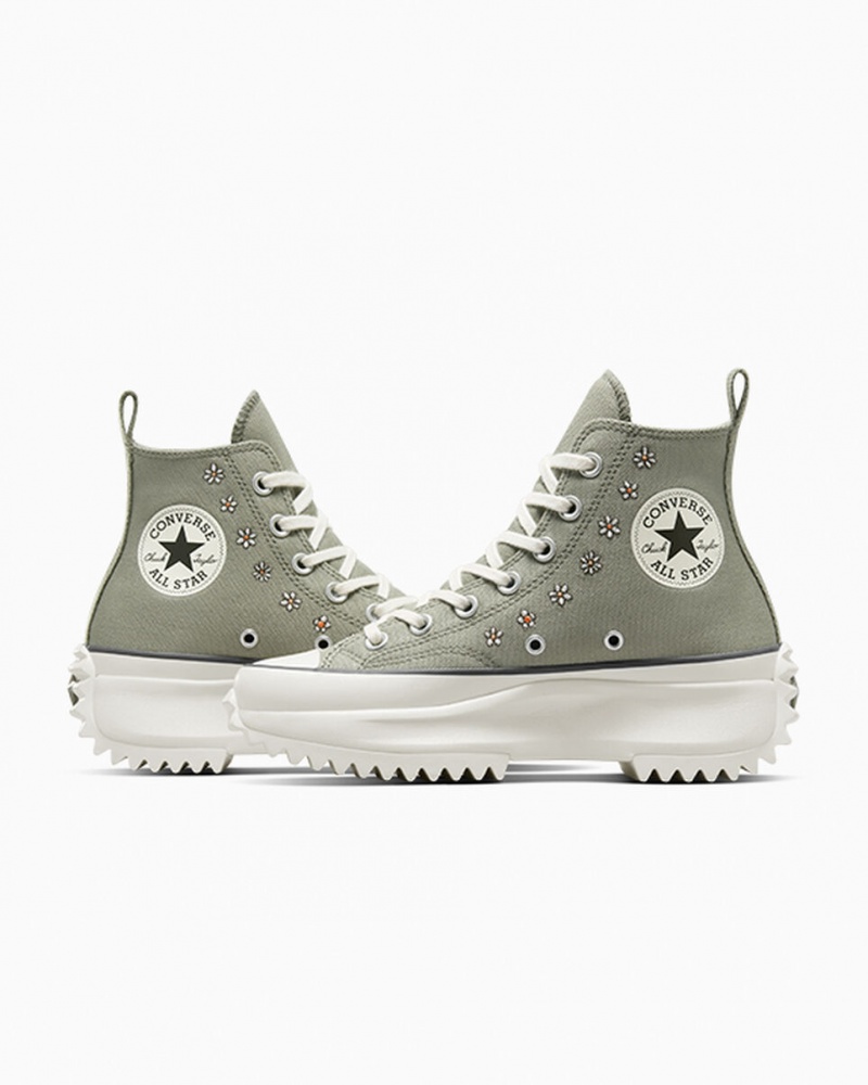 Converse Run Star Hike Platform Embroidery Licht | 053416IKP