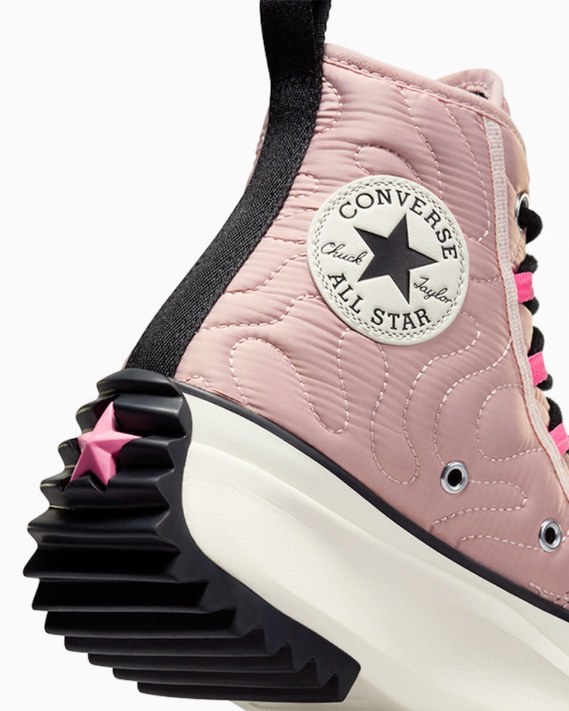 Converse Run Star Hike Platform Gewatteerd Roze Zwart | 234508ZKY