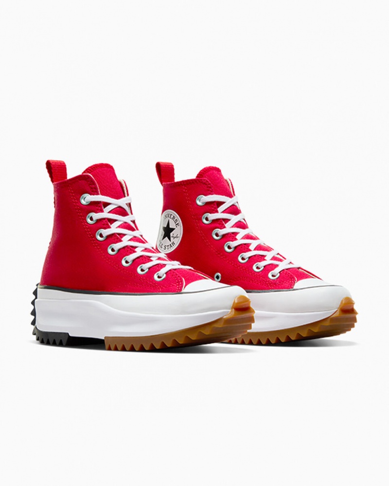 Converse Run Star Hike Platform Rood Wit Zwart | 953047YIM