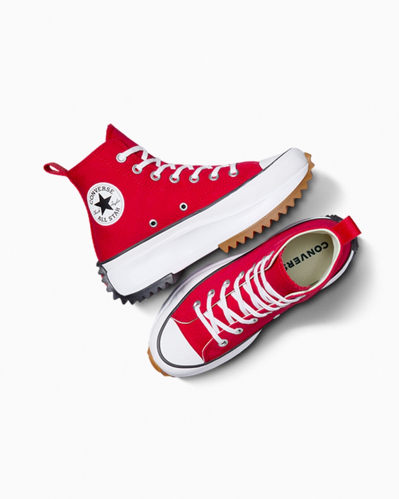 Converse Run Star Hike Platform Rood Wit Zwart | 953047YIM