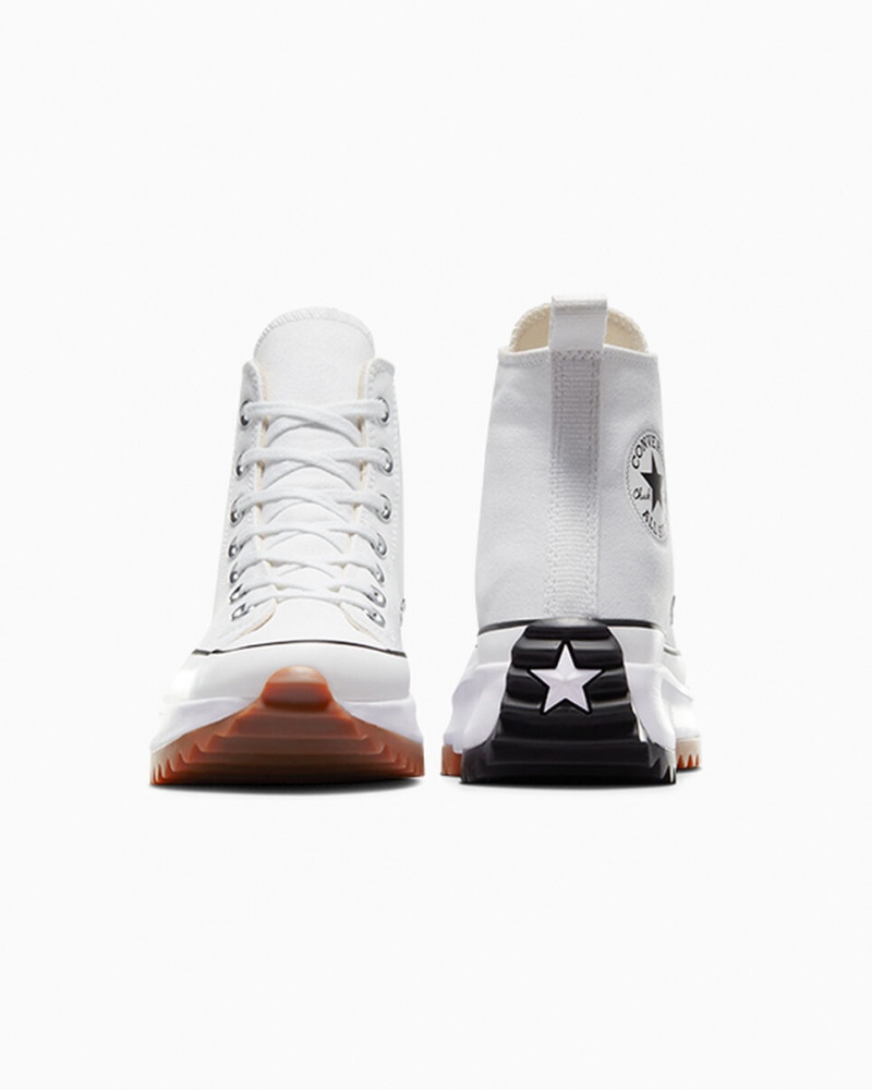 Converse Run Star Hike Platform Wit Zwart | 029376FSX