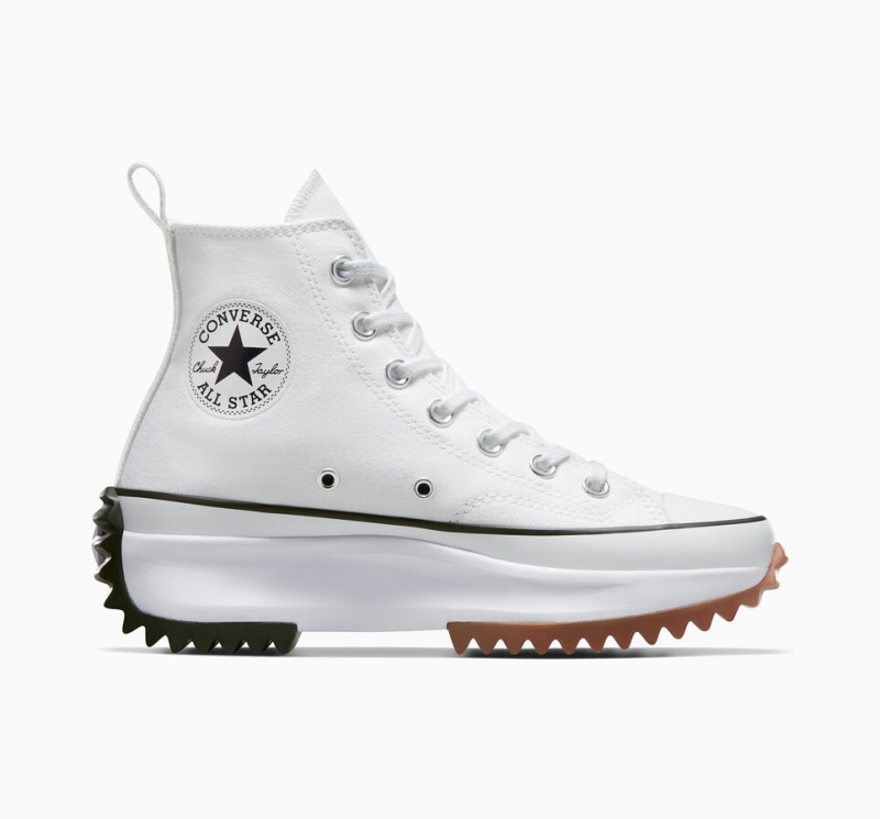 Converse Run Star Hike Platform Wit Zwart | 029376FSX