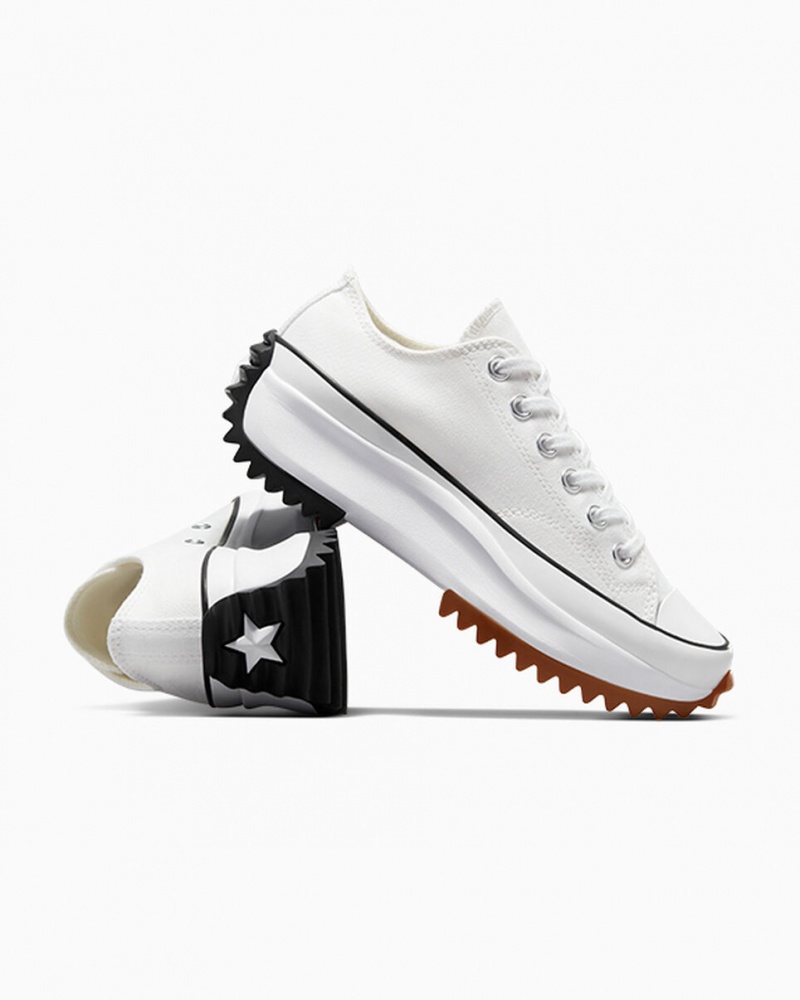 Converse Run Star Hike Platform Wit Zwart | 107392ZHF