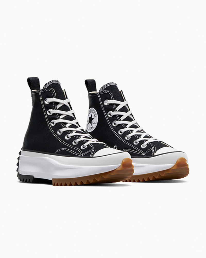 Converse Run Star Hike Platform Zwart Wit | 132508JWE