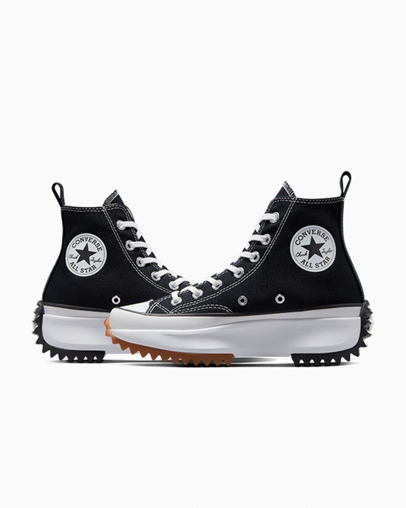 Converse Run Star Hike Platform Zwart Wit | 132508JWE