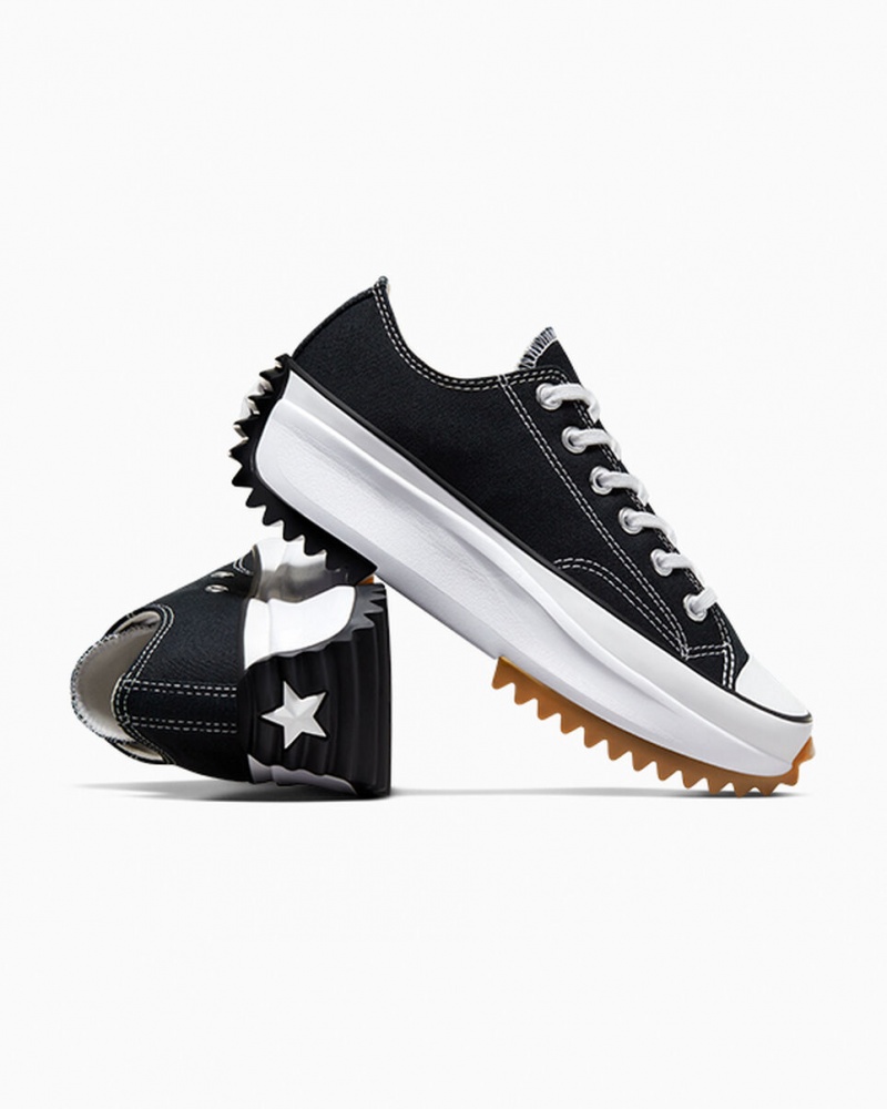 Converse Run Star Hike Platform Zwart Wit | 936584EWF