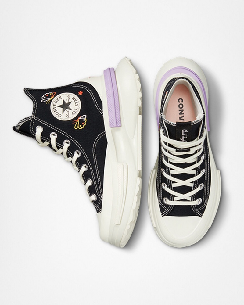 Converse Run Star Legacy CX Platform Butterfly Wings Zwart | 561390IKO