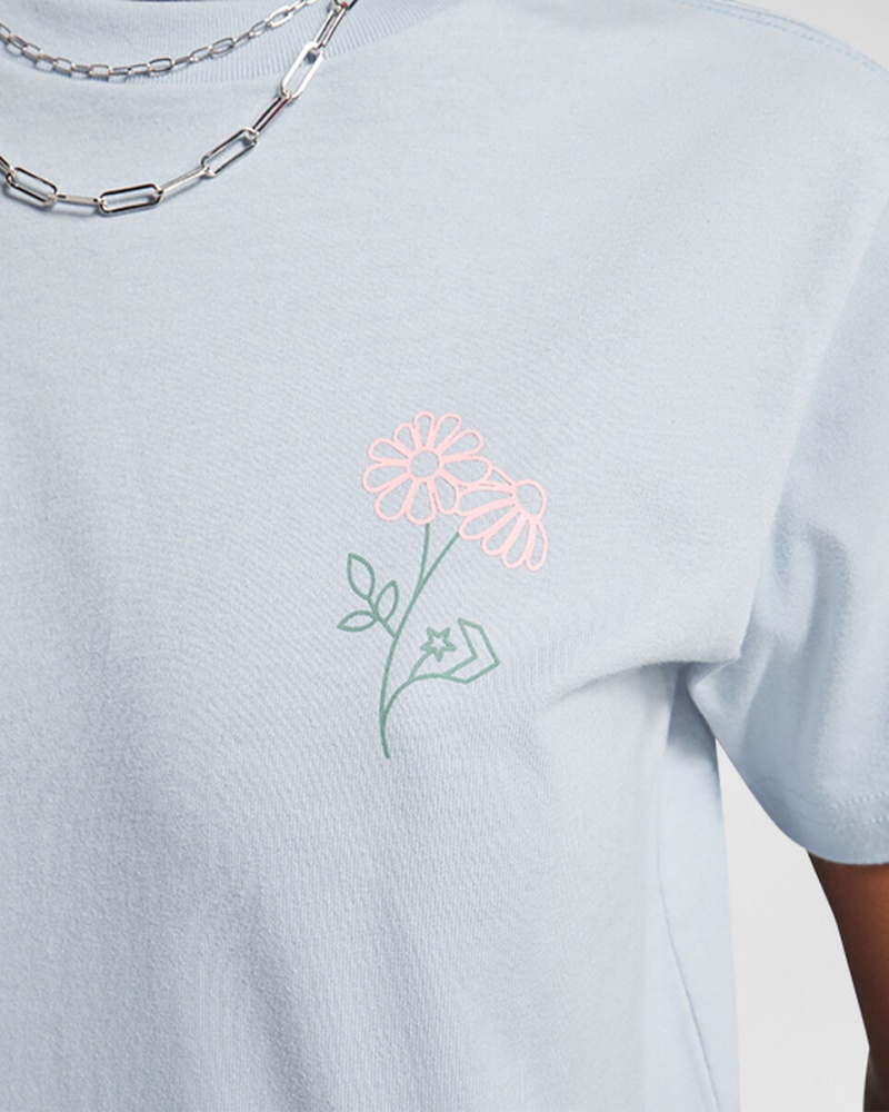 Converse Spring Blooms T-Shirt Grijs | 364518QAE