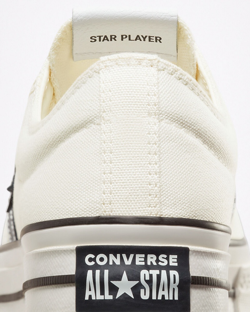 Converse Star Player 76 Wit Zwart | 429385SXF