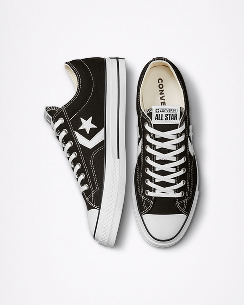 Converse Star Player 76 Zwart Wit Zwart | 609457IHL