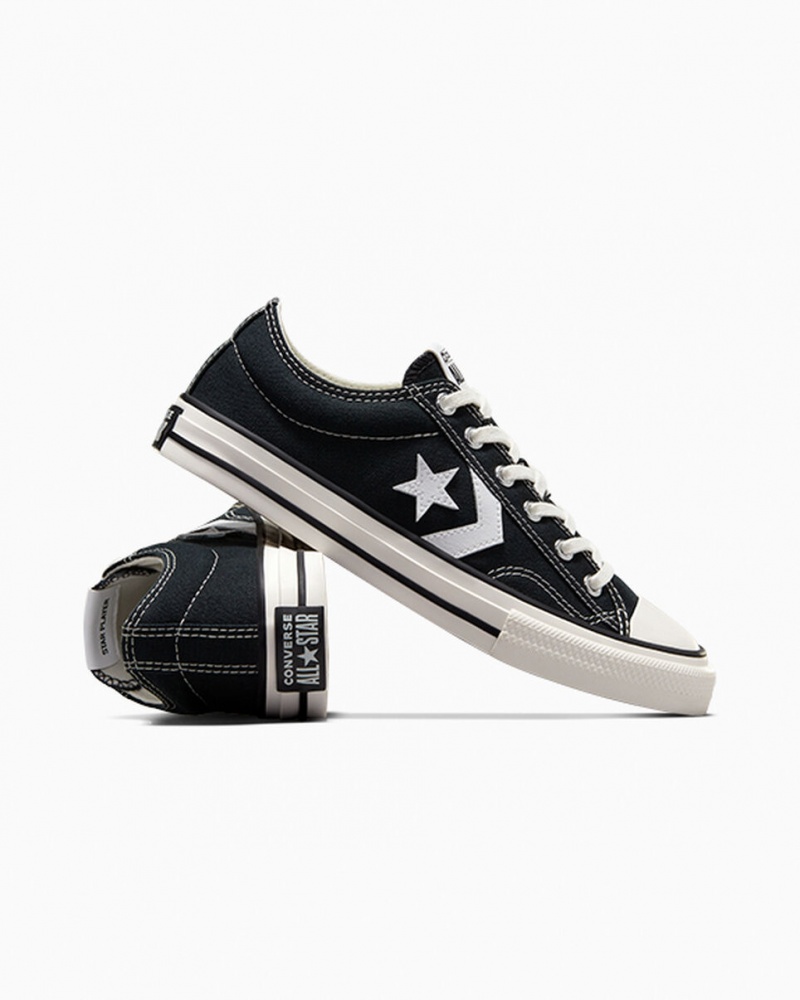 Converse Star Player 76 Zwart Wit | 459238RDB