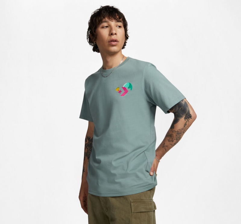 Converse Tropical Drink T-Shirt Grijs | 237840ESZ